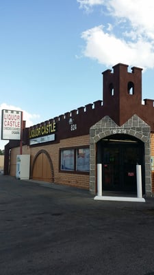 Liquor Castle drive-thru storefront on Hancock Road